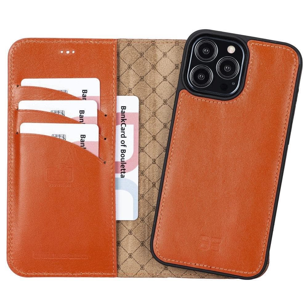 Magic iPhone 13 Series Detachable Colorful Leather Wallet Cases - MW