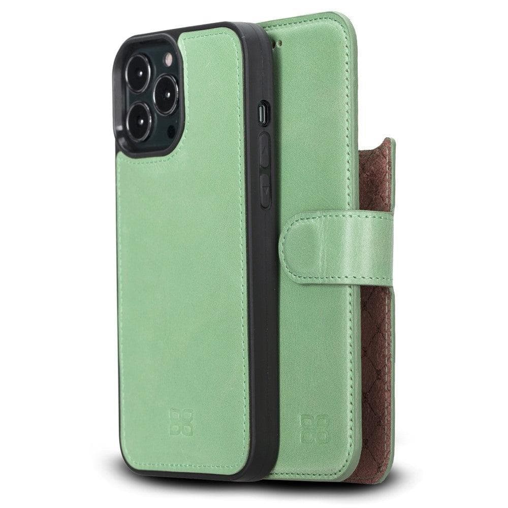 Magic iPhone 13 Series Detachable Colorful Leather Wallet Cases - MW