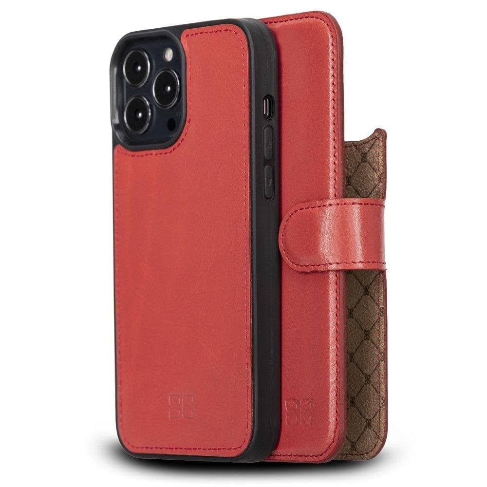 Magic iPhone 13 Series Detachable Colorful Leather Wallet Cases - MW