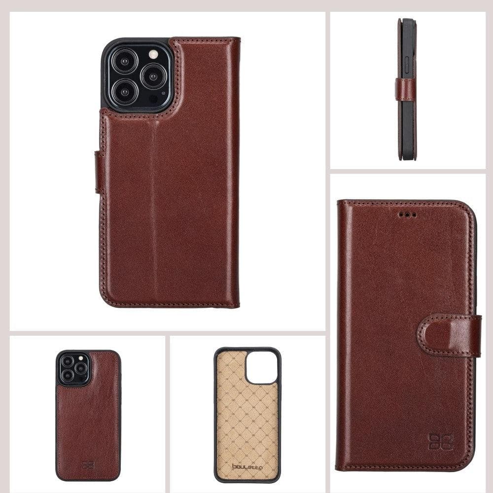 Magic iPhone 13 Series Detachable Colorful Leather Wallet Cases - MW