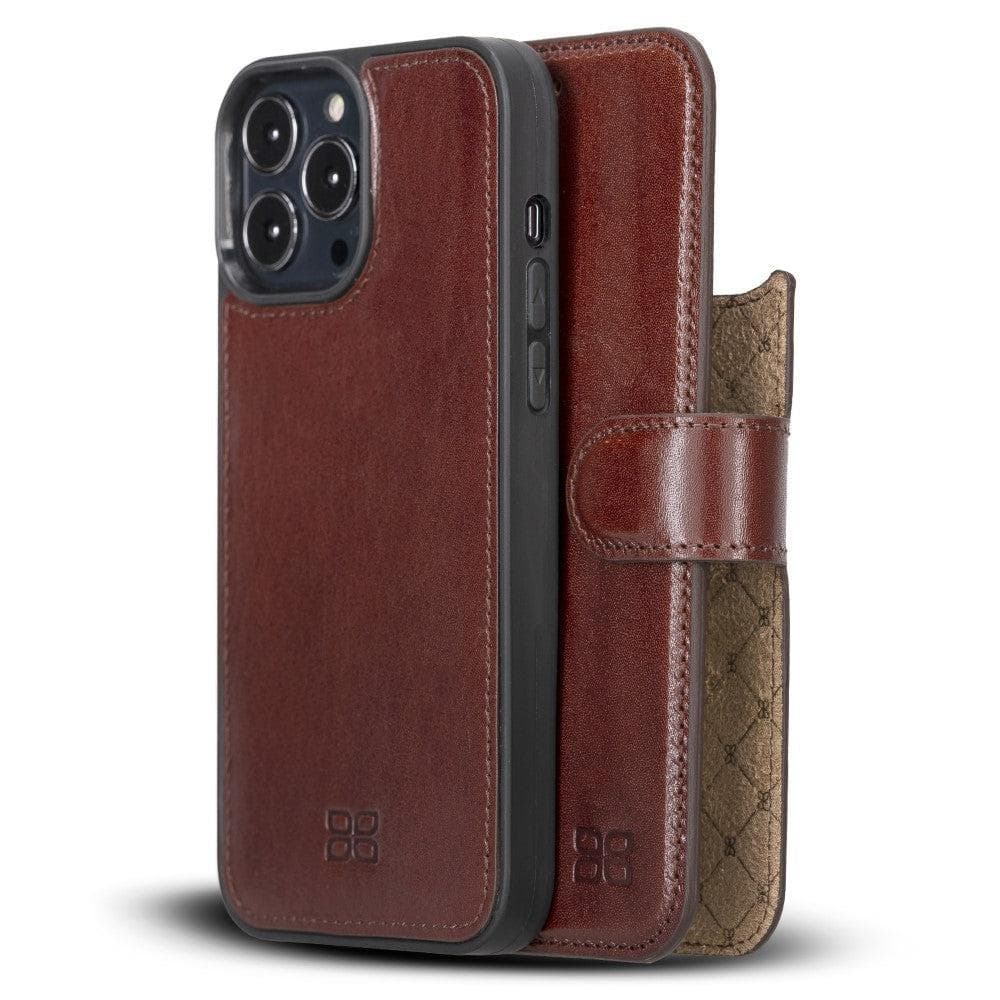 Magic iPhone 13 Series Detachable Colorful Leather Wallet Cases - MW