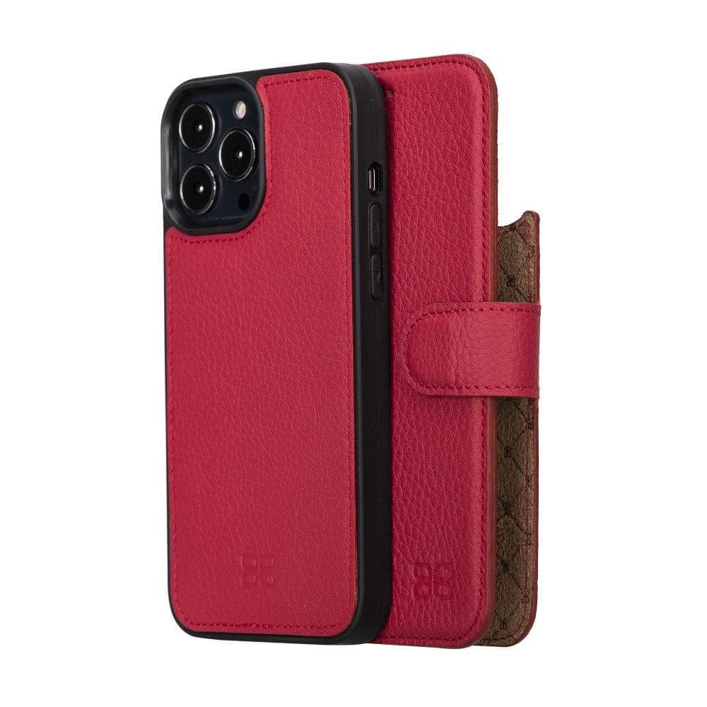 Magic iPhone 13 Series Detachable Colorful Leather Wallet Cases - MW