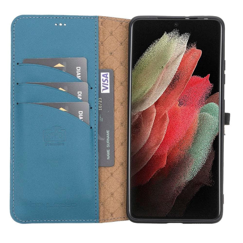 Samsung Galaxy S21 Series Detachable Leather Wallet Cases - MW