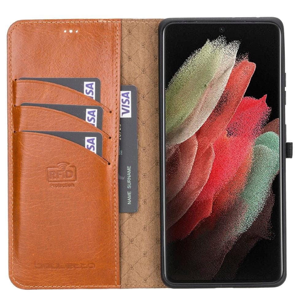 Samsung Galaxy S21 Series Detachable Leather Wallet Cases - MW