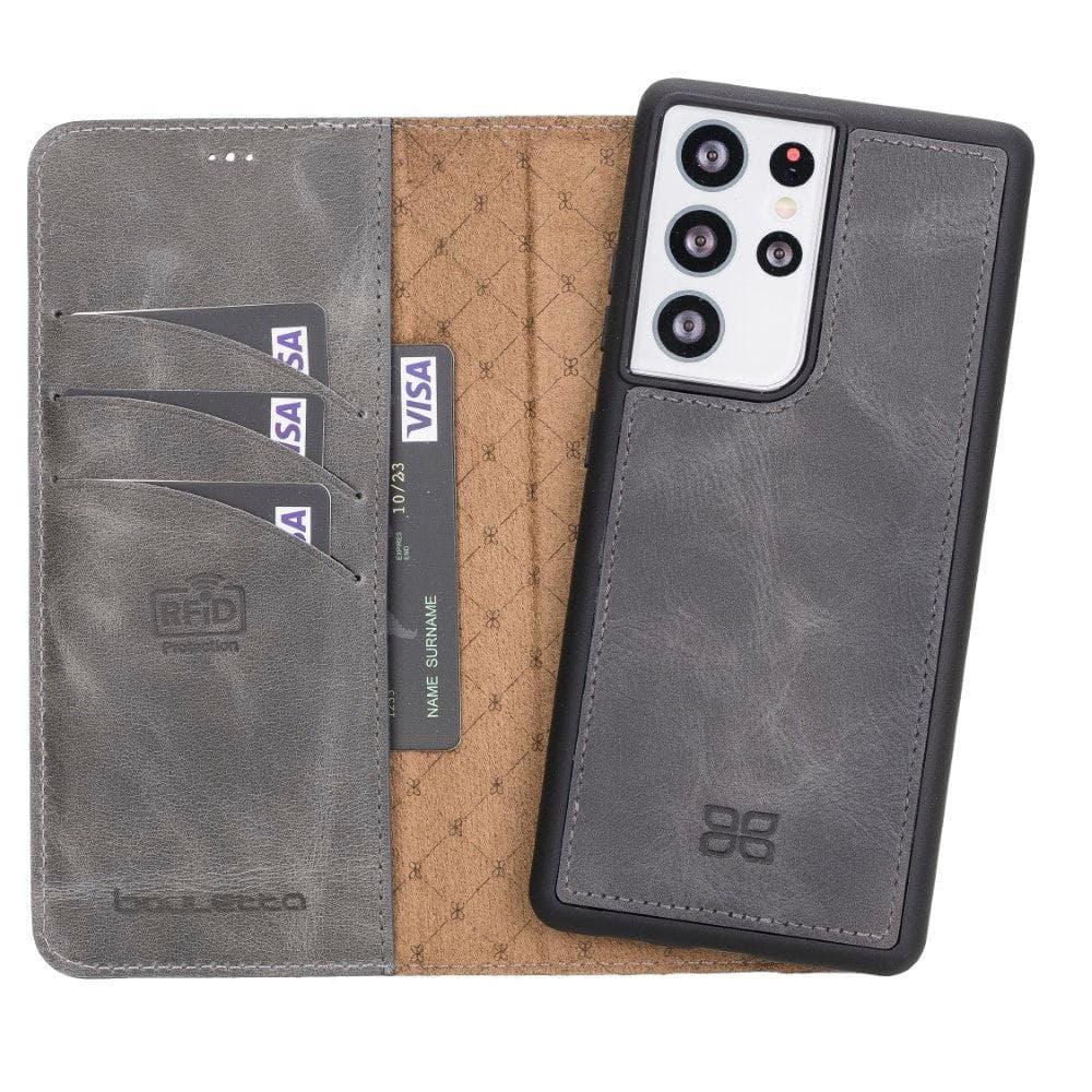 Samsung Galaxy S21 Series Detachable Leather Wallet Cases - MW