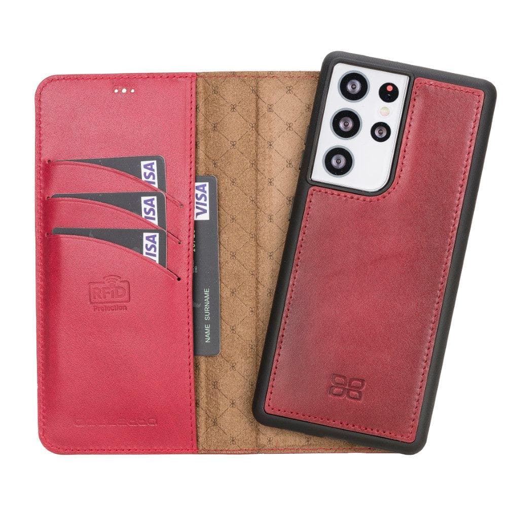 Samsung Galaxy S21 Series Detachable Leather Wallet Cases - MW