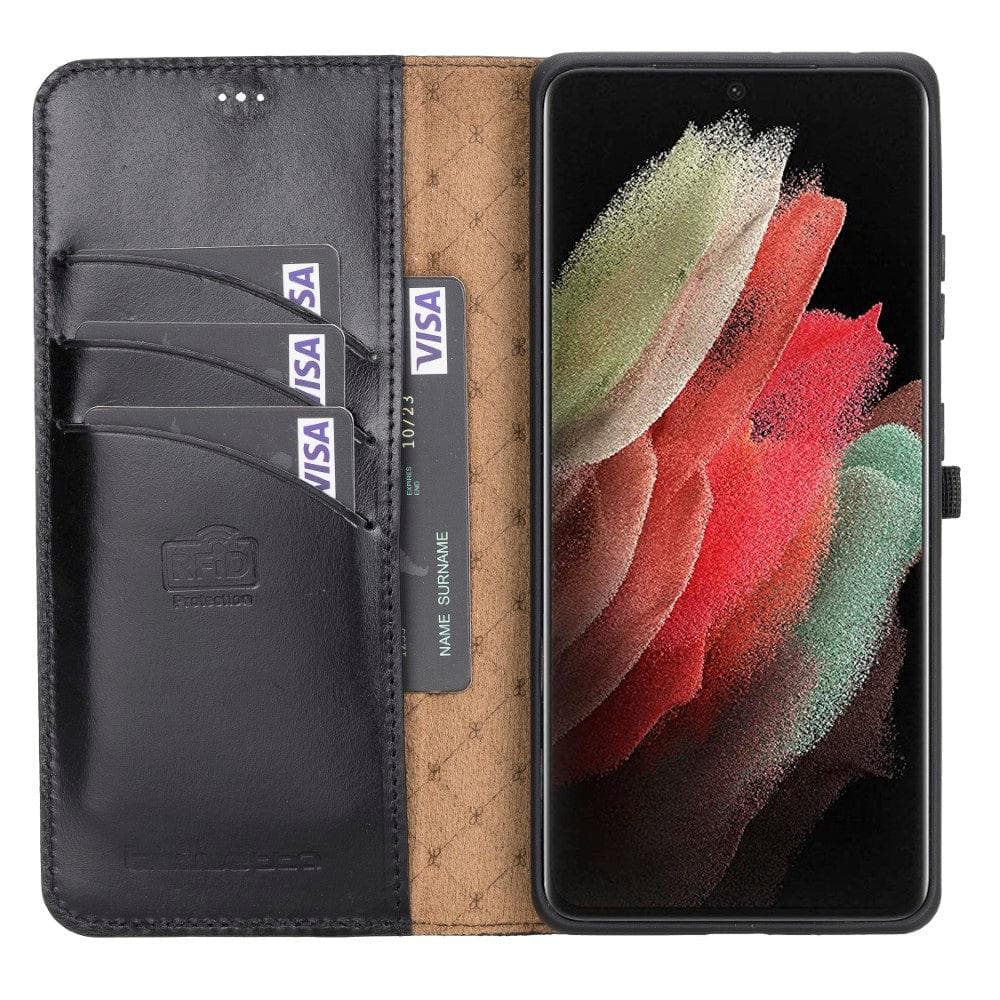 Samsung Galaxy S21 Series Detachable Leather Wallet Cases - MW