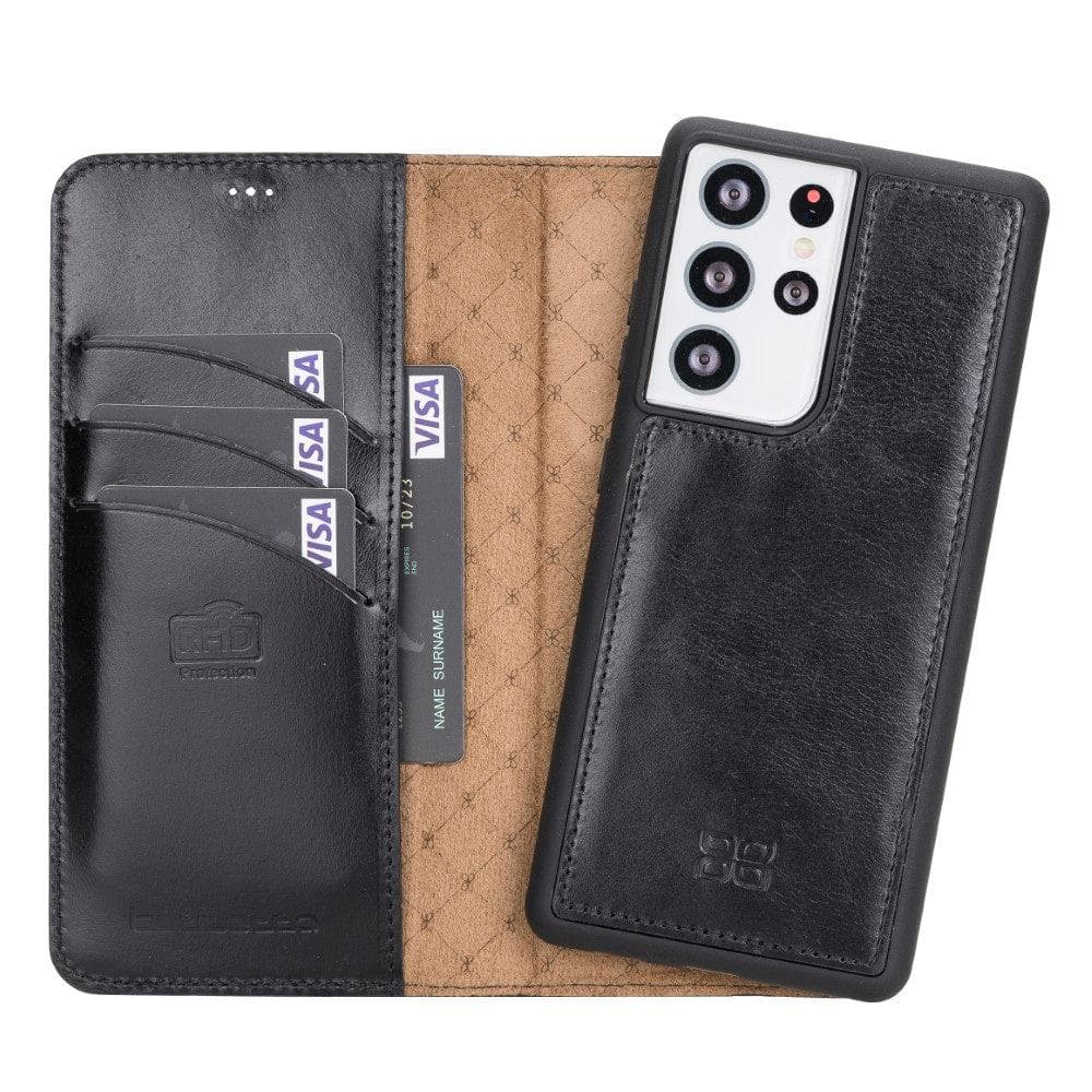 Samsung Galaxy S21 Series Detachable Leather Wallet Cases - MW