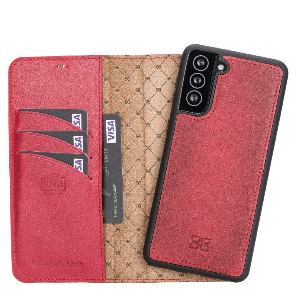 Samsung Galaxy S21 Series Detachable Leather Wallet Cases - MW