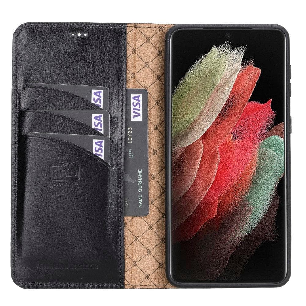 Samsung Galaxy S21 Series Detachable Leather Wallet Cases - MW