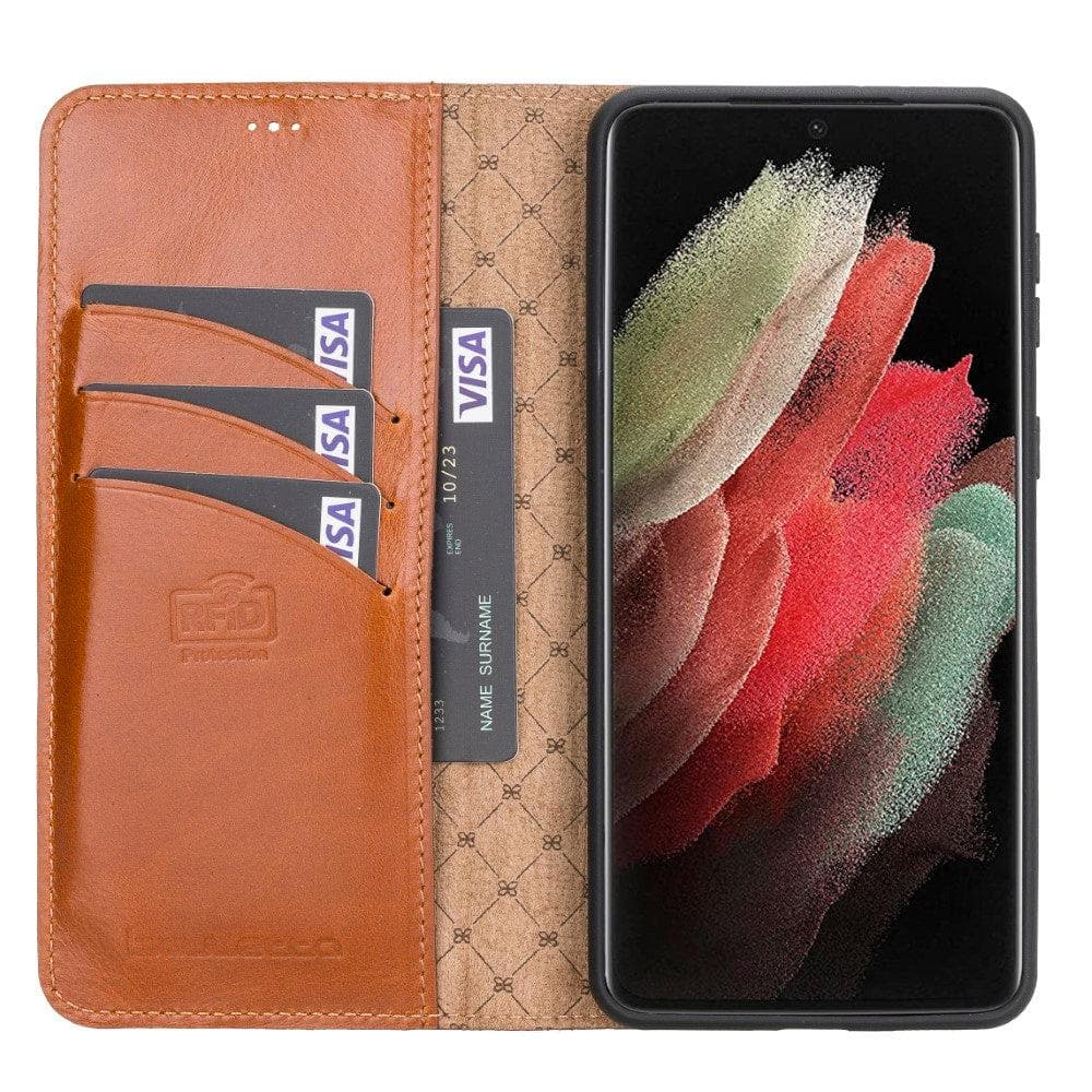 Samsung Galaxy S21 Series Detachable Leather Wallet Cases - MW