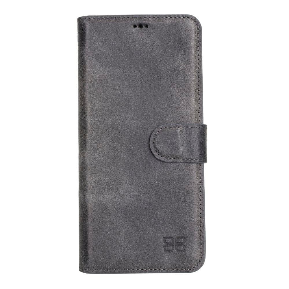 Non-Detachable Leather Wallet Cases for Samsung Galaxy S21 Series