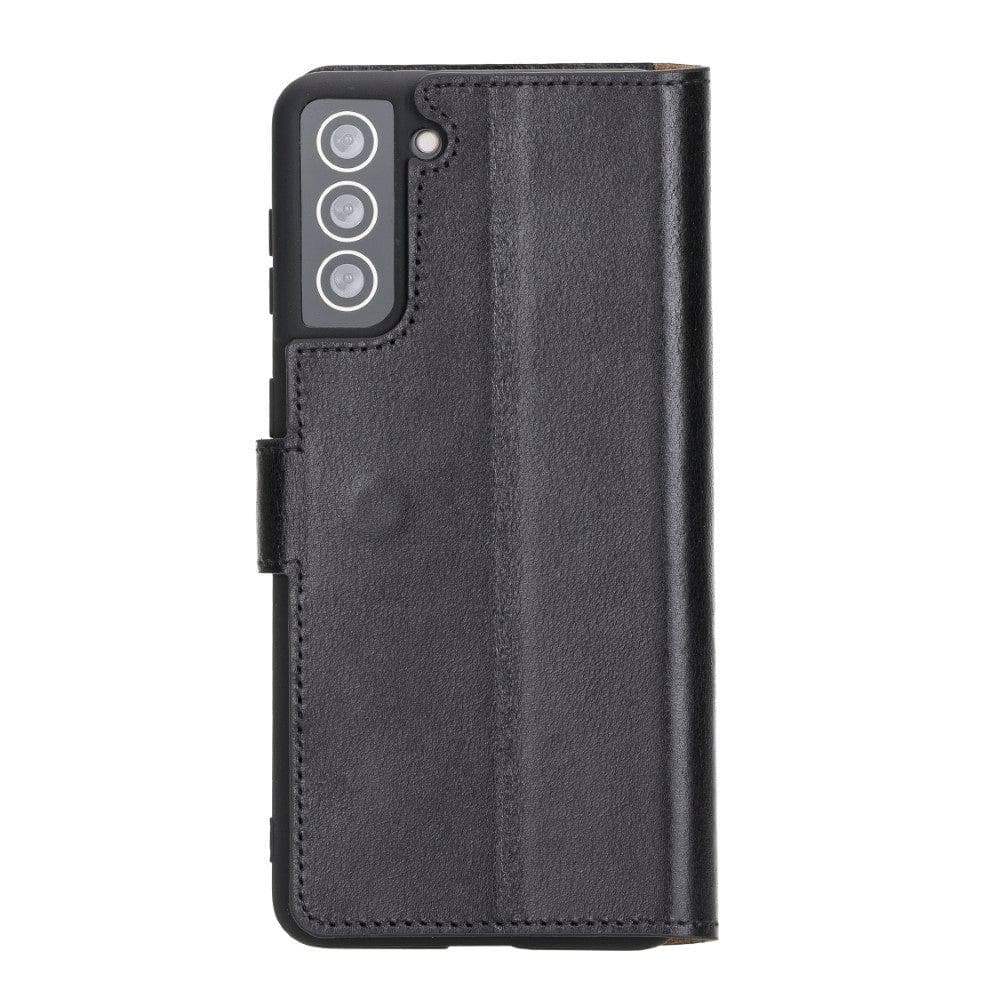 Non-Detachable Leather Wallet Cases for Samsung Galaxy S21 Series