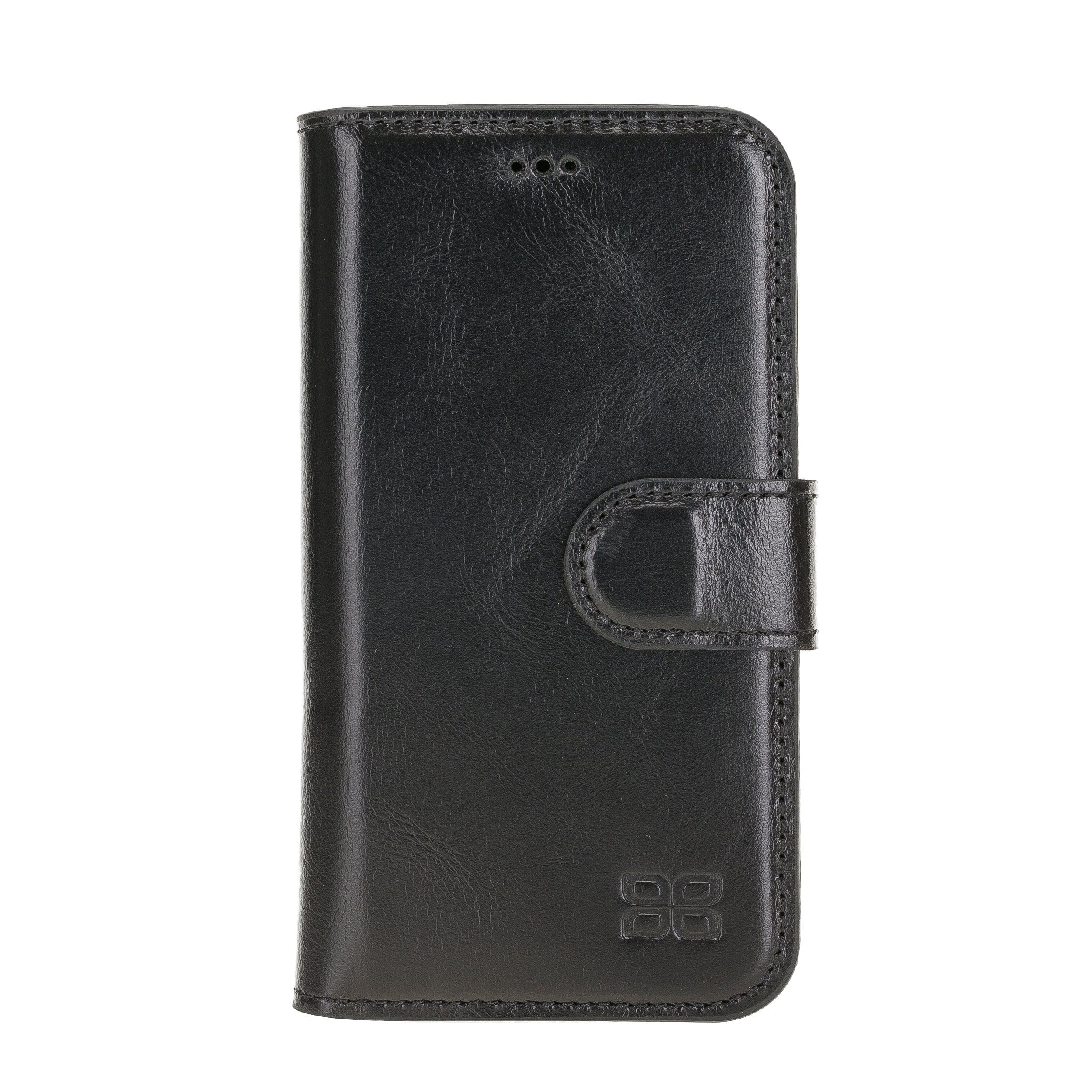 Non Detachable Leather Wallet Cases for Apple iPhone 12 Series