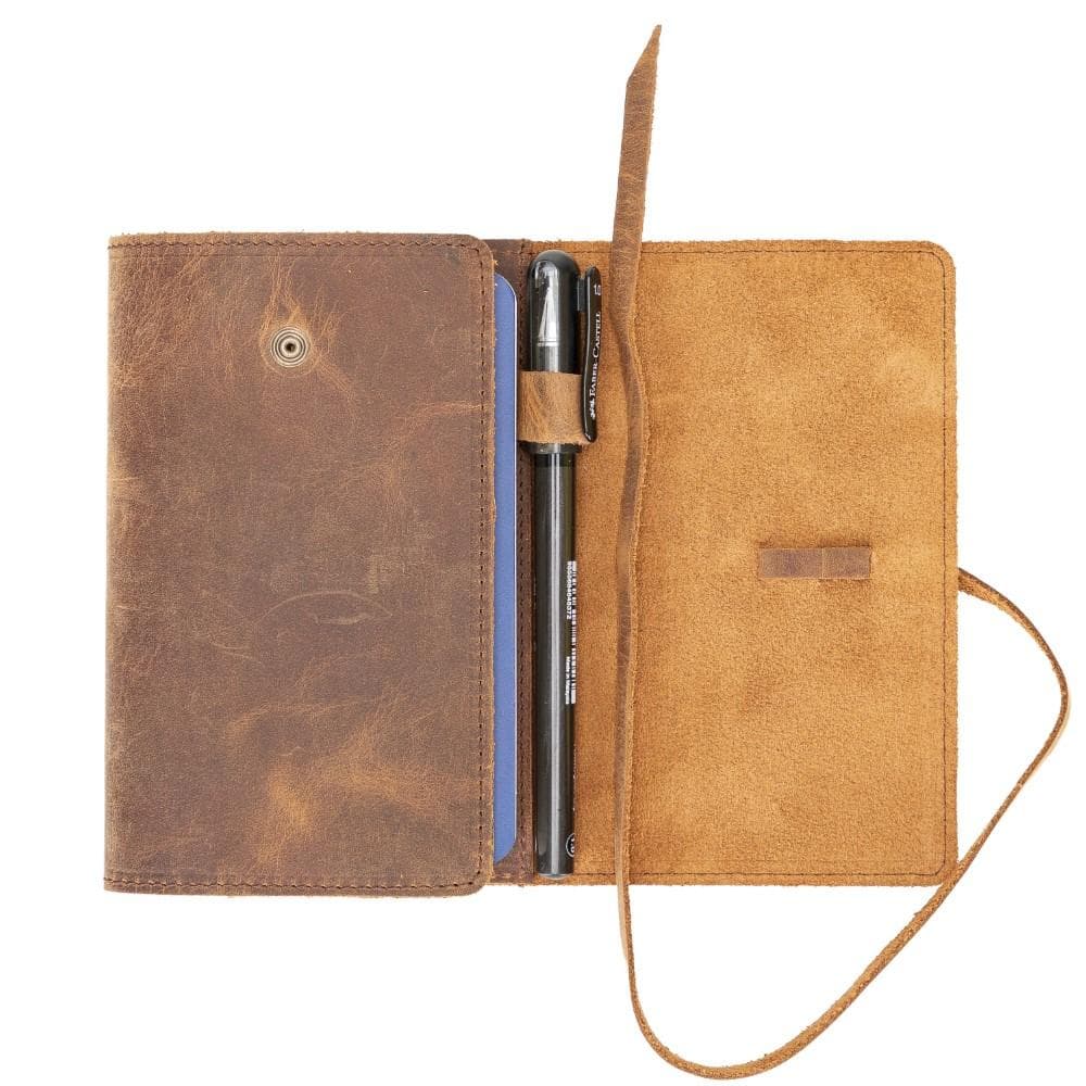 Nanny Luxury Genuine Leather Agenda Cover - S/M/L Sizes