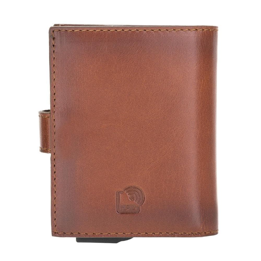 Palermo Zip Mechanical Leather Card Holder