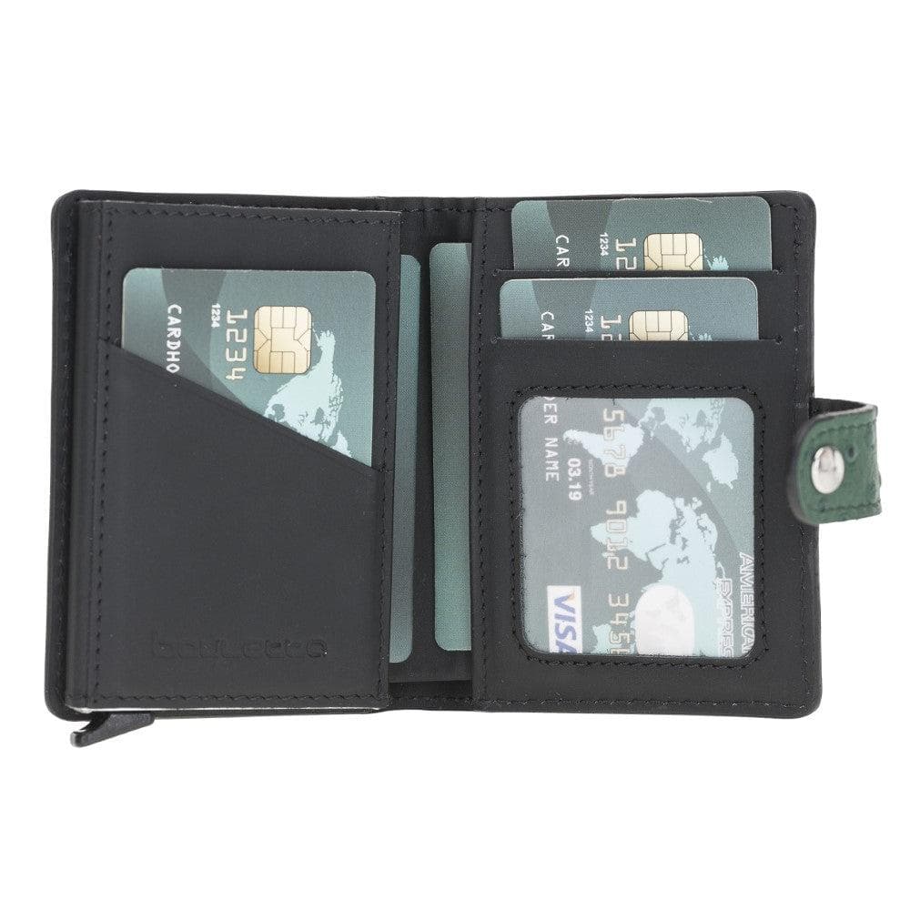 Palermo Zip Mechanical Leather Card Holder