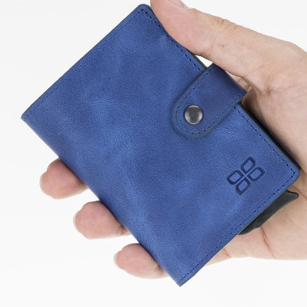 Palermo Zip Mechanical Leather Card Holder