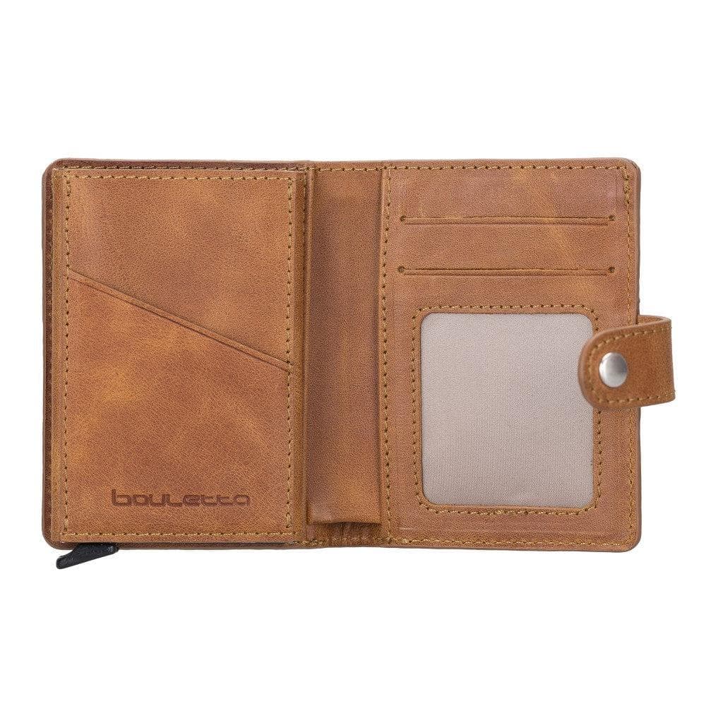 Palermo Zip Mechanical Leather Card Holder