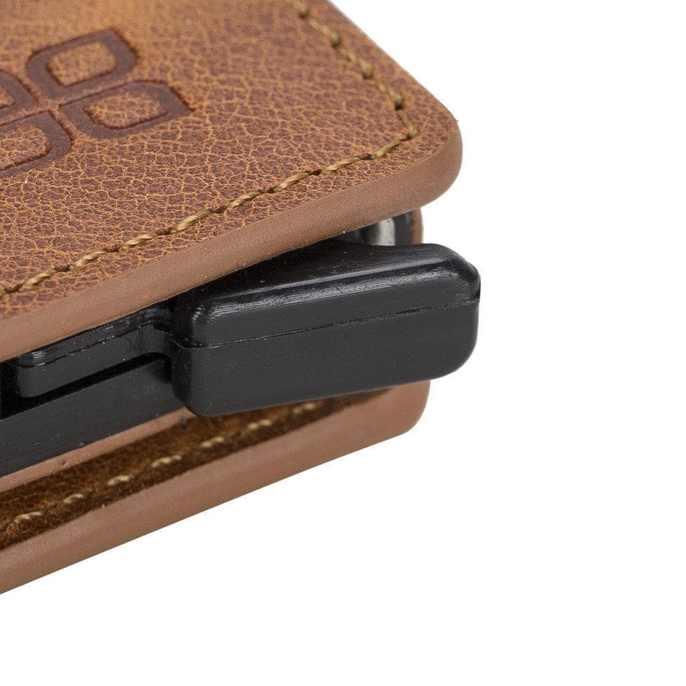 Palermo Zip Mechanical Leather Card Holder