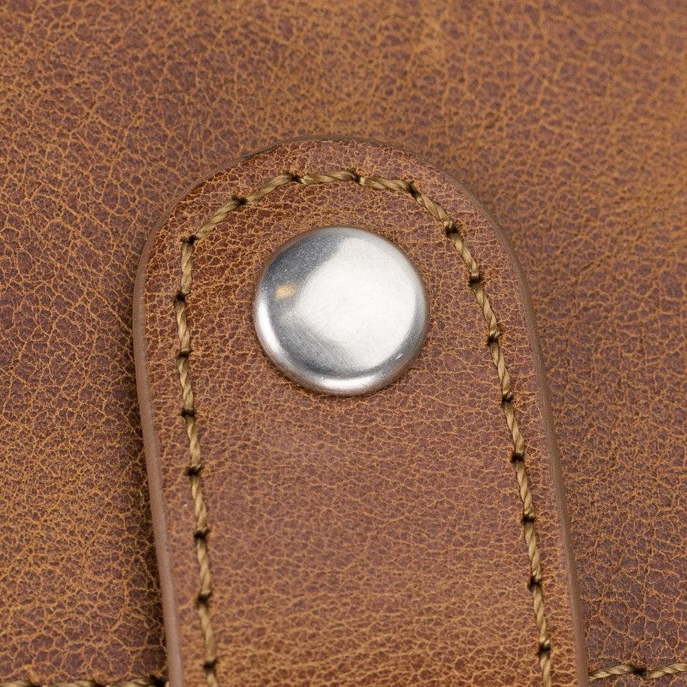 Palermo Zip Mechanical Leather Card Holder