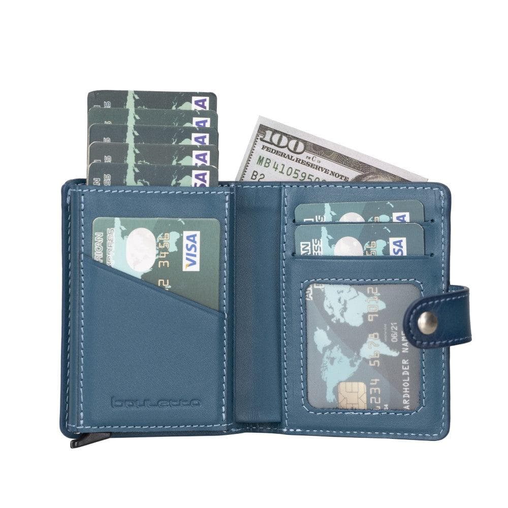 Palermo Zip Mechanical Leather Card Holder