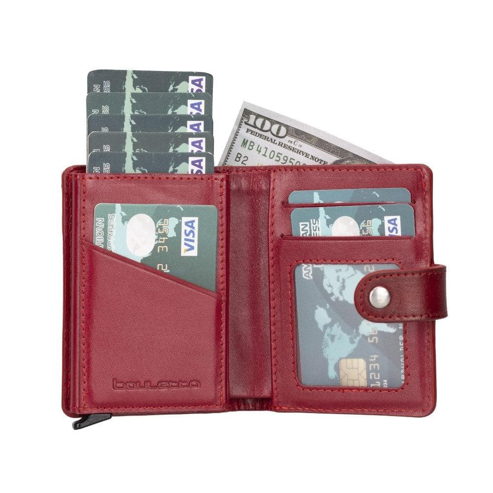 Palermo Zip Mechanical Leather Card Holder