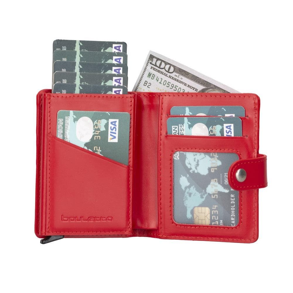 Palermo Zip Mechanical Leather Card Holder