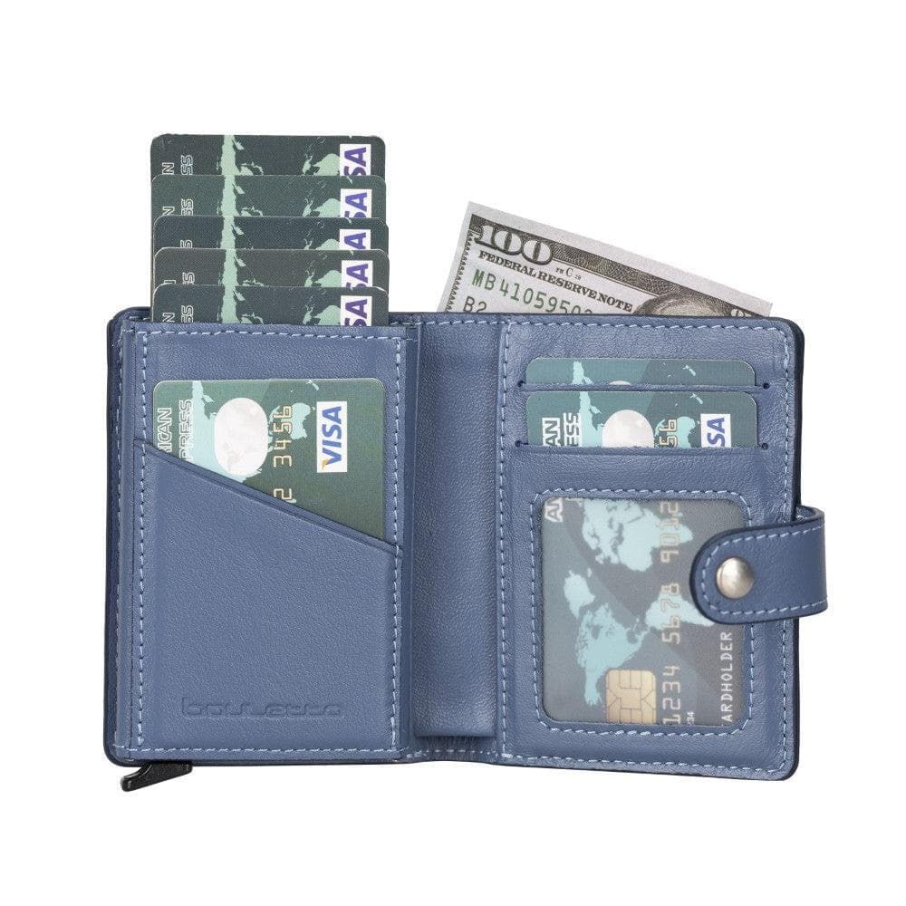 Palermo Zip Mechanical Leather Card Holder