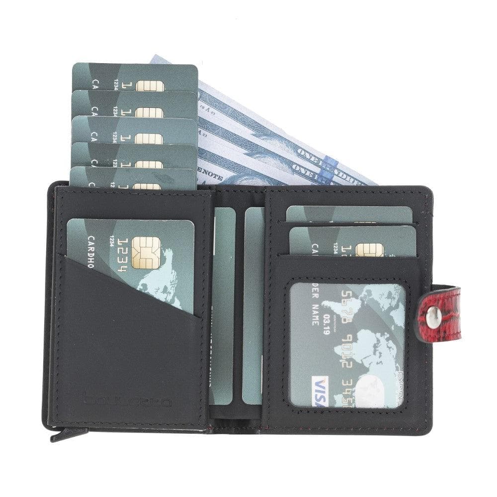 Palermo Zip Mechanical Leather Card Holder