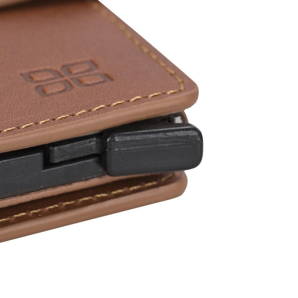 Palermo Zip Mechanical Leather Card Holder