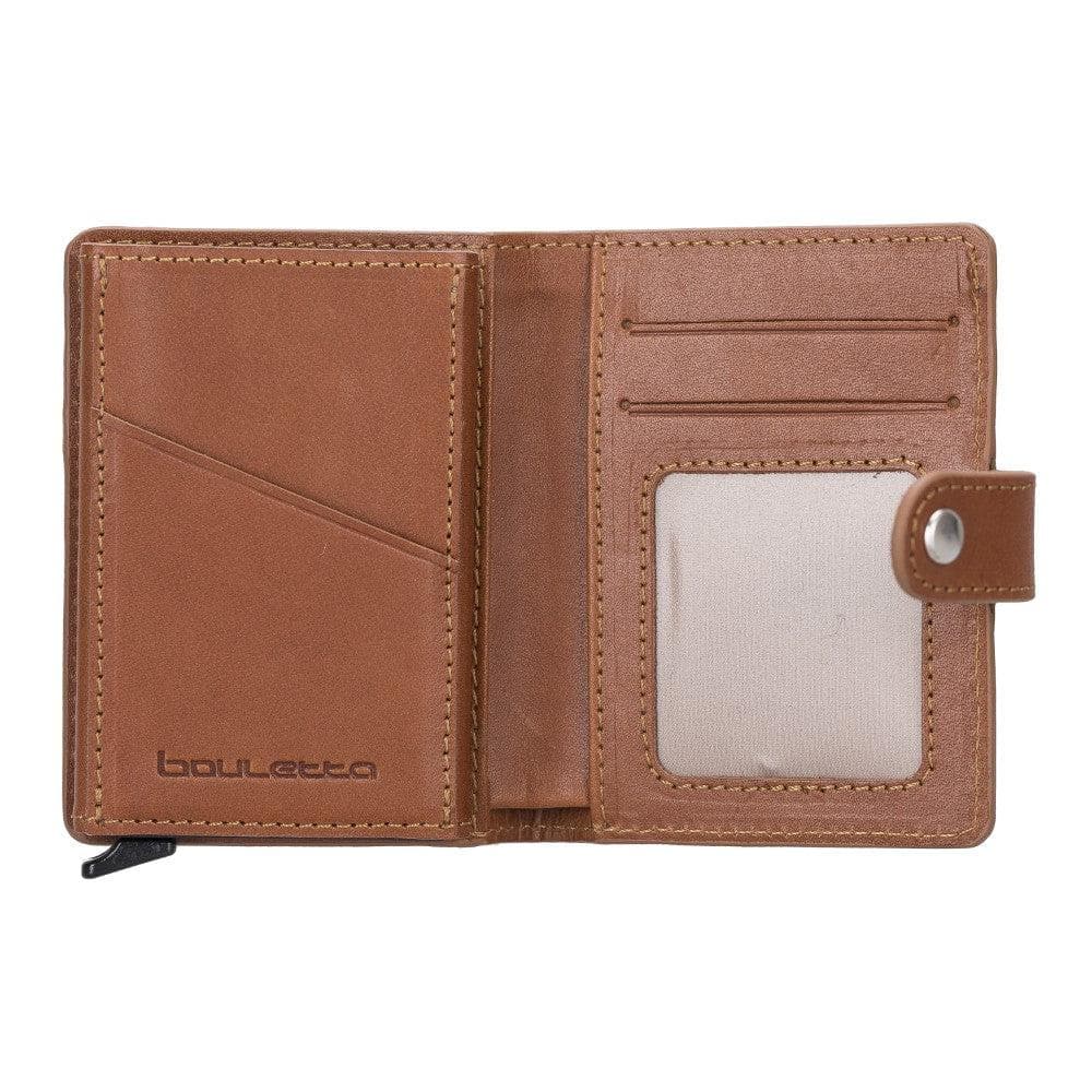 Palermo Zip Mechanical Leather Card Holder