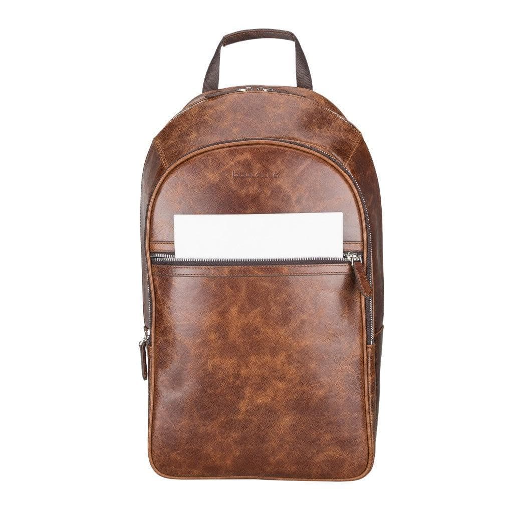 Pella Genuine Leather Backpack & Rucksack - Handmade and Customizable