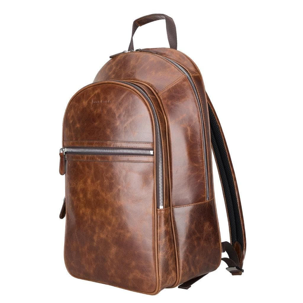 Pella Genuine Leather Backpack & Rucksack - Handmade and Customizable