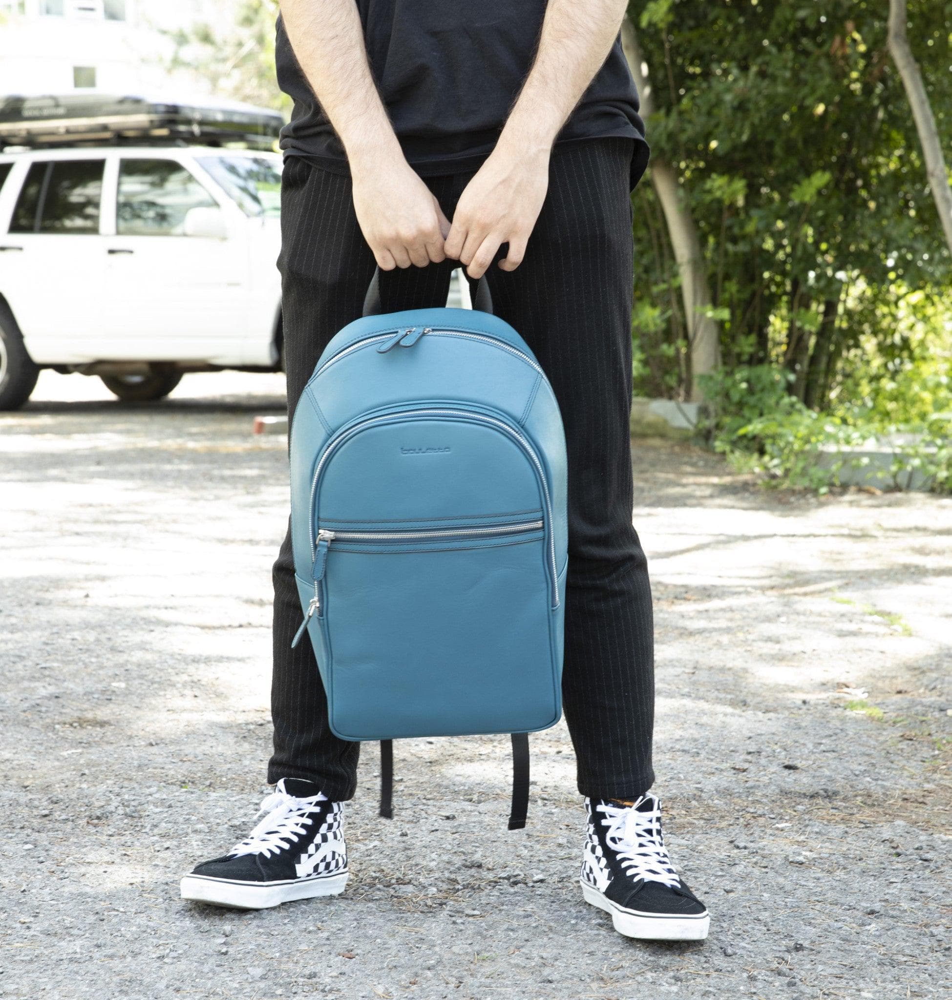 Pella Genuine Leather Backpack & Rucksack - Handmade and Customizable