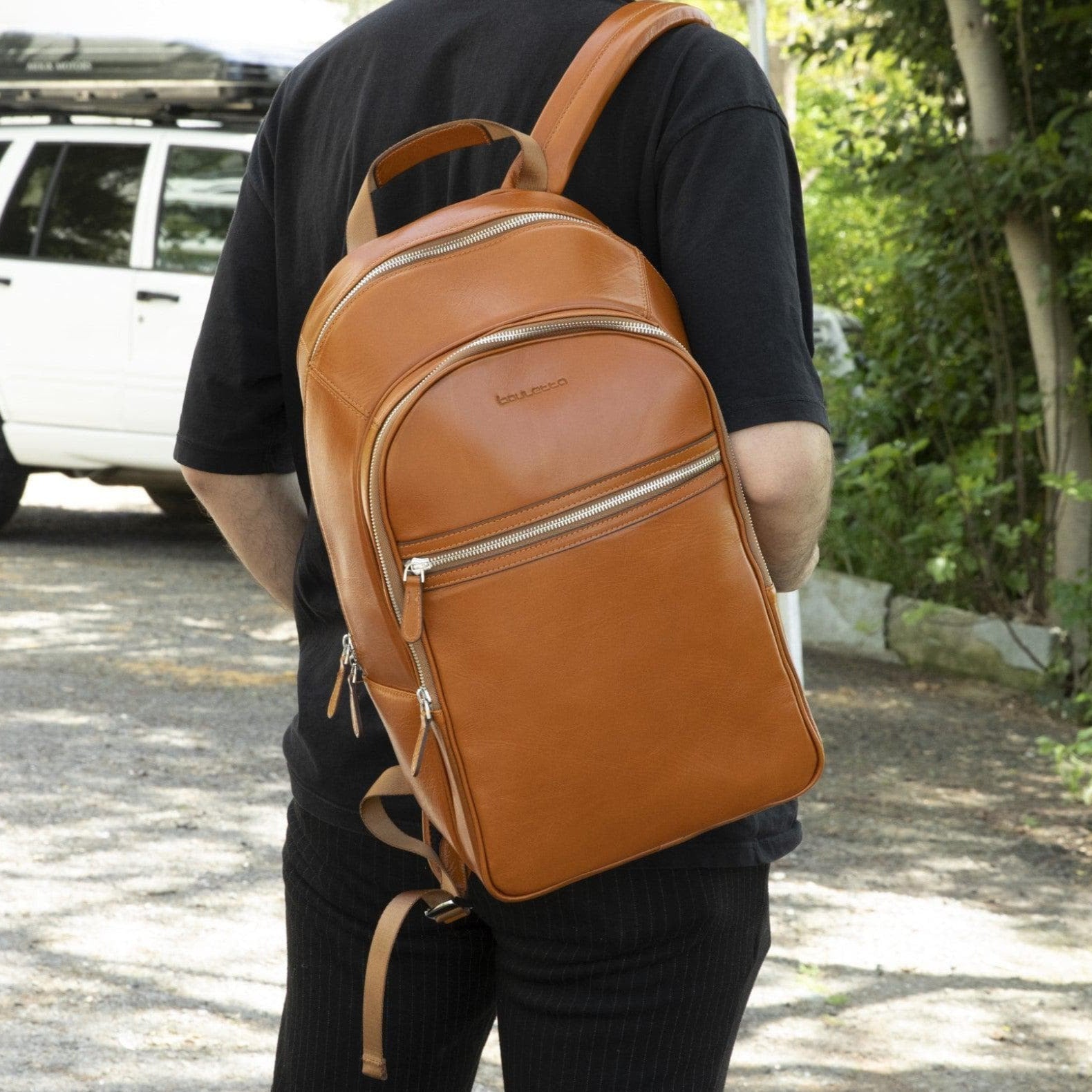 Pella Genuine Leather Backpack & Rucksack - Handmade and Customizable