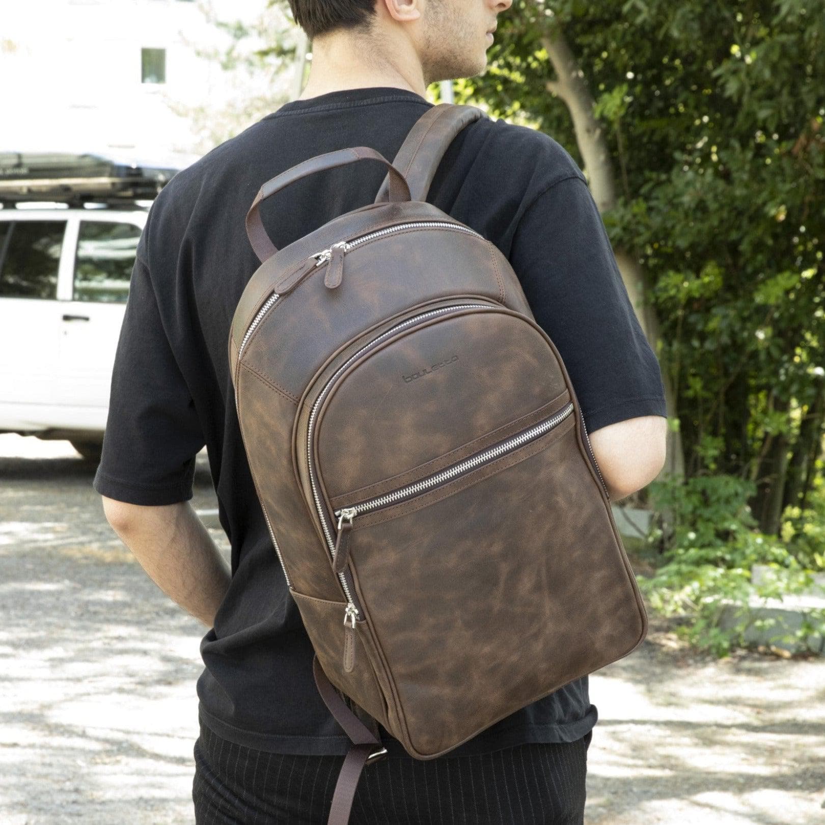 Pella Genuine Leather Backpack & Rucksack - Handmade and Customizable