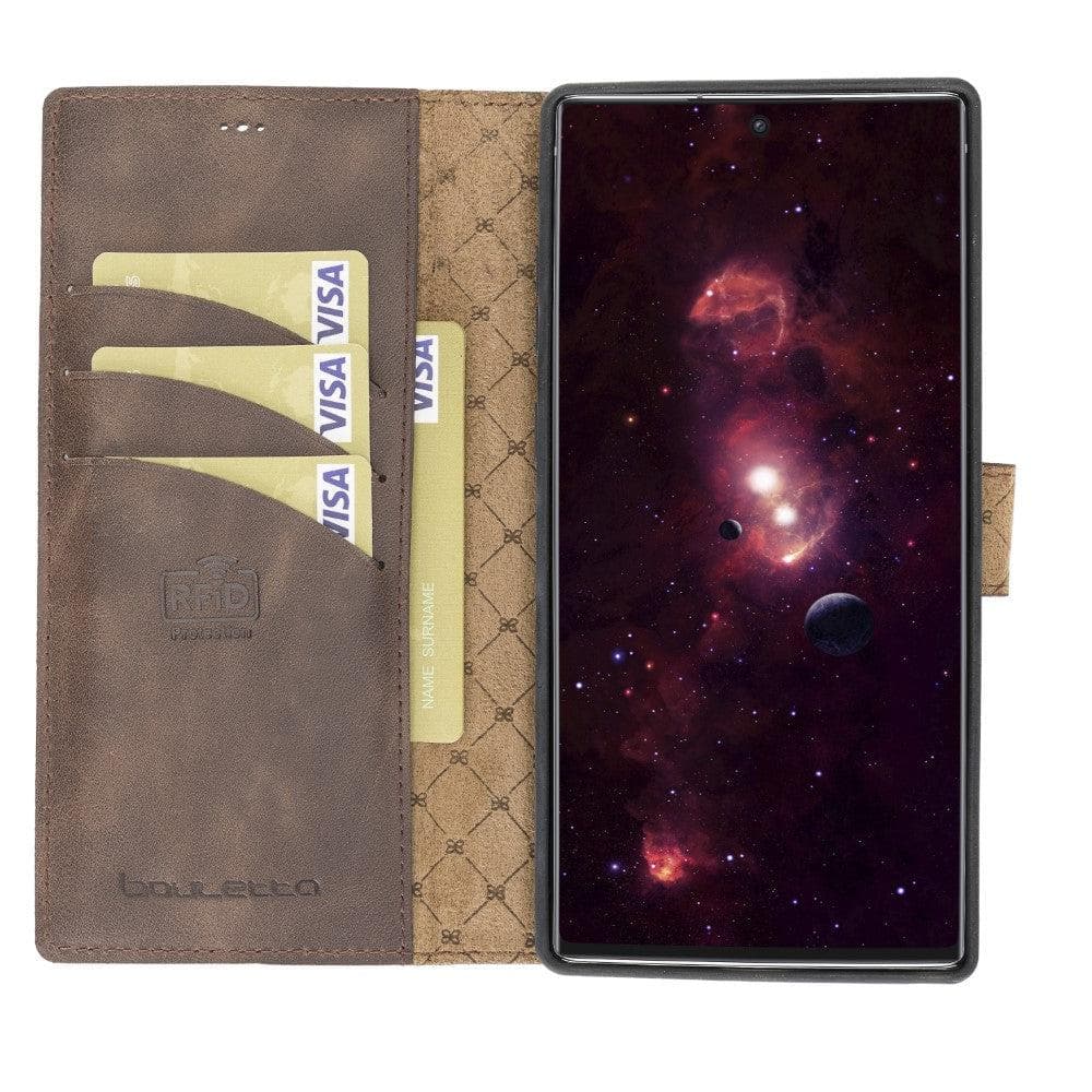 Samsung Galaxy Note 10 Series Detachble Leather Wallet Case - MW