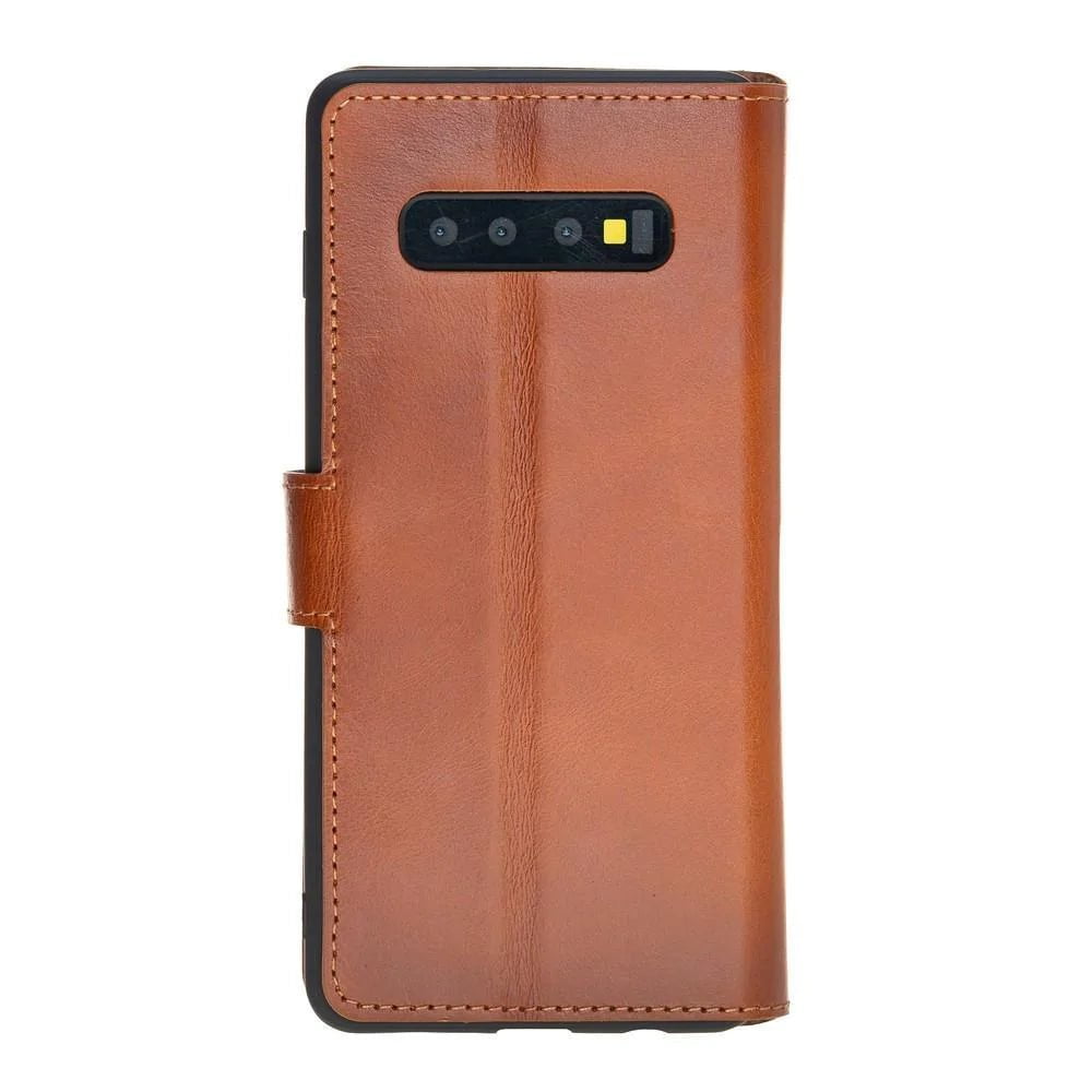 Samsung Galaxy S10 Series Leather Wallet Cover Folio Case