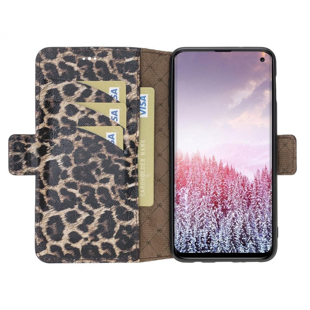 Samsung Galaxy S10 Series Leather Wallet Cover Folio Case