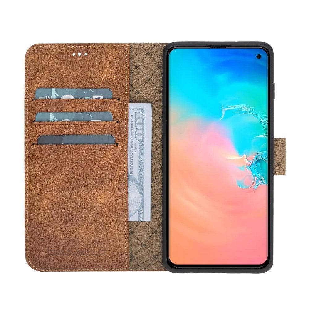 Samsung Galaxy S10 Series Detachble Leather Wallet Case - MW