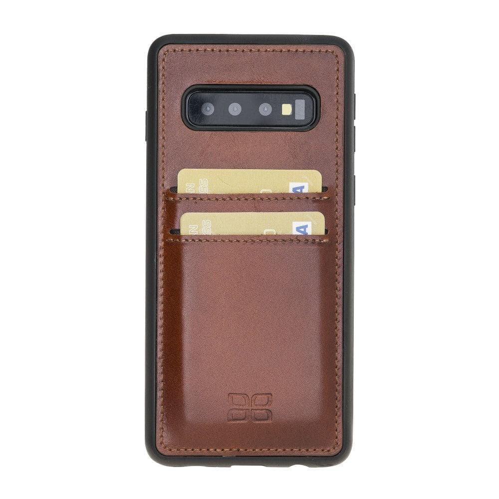 Samsung Galaxy S10 Series Leather Flex Cover With Card Holder Case