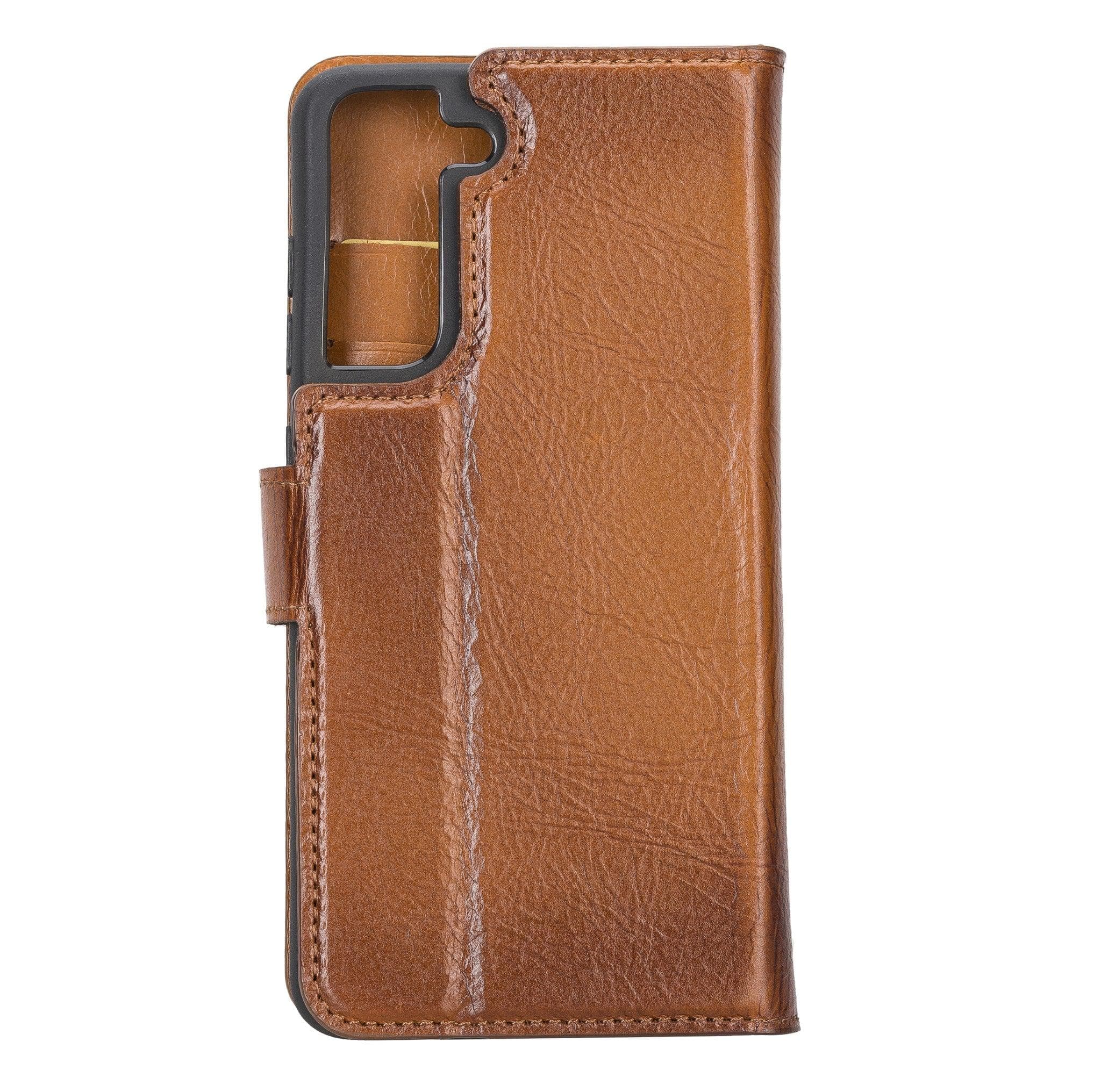 Samsung Galaxy S21 FE (Fan Edition) Detachble Leather Wallet Case - MW