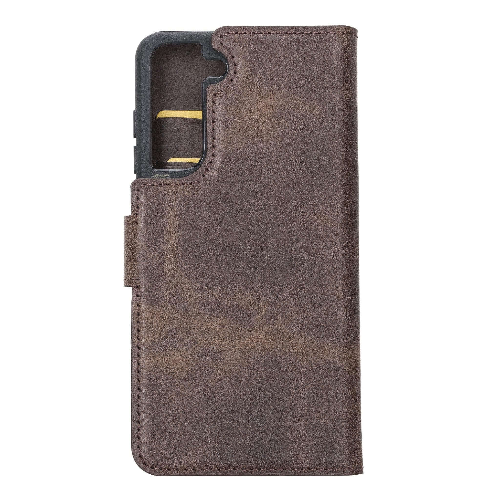 Samsung Galaxy S21 FE (Fan Edition) Detachble Leather Wallet Case - MW