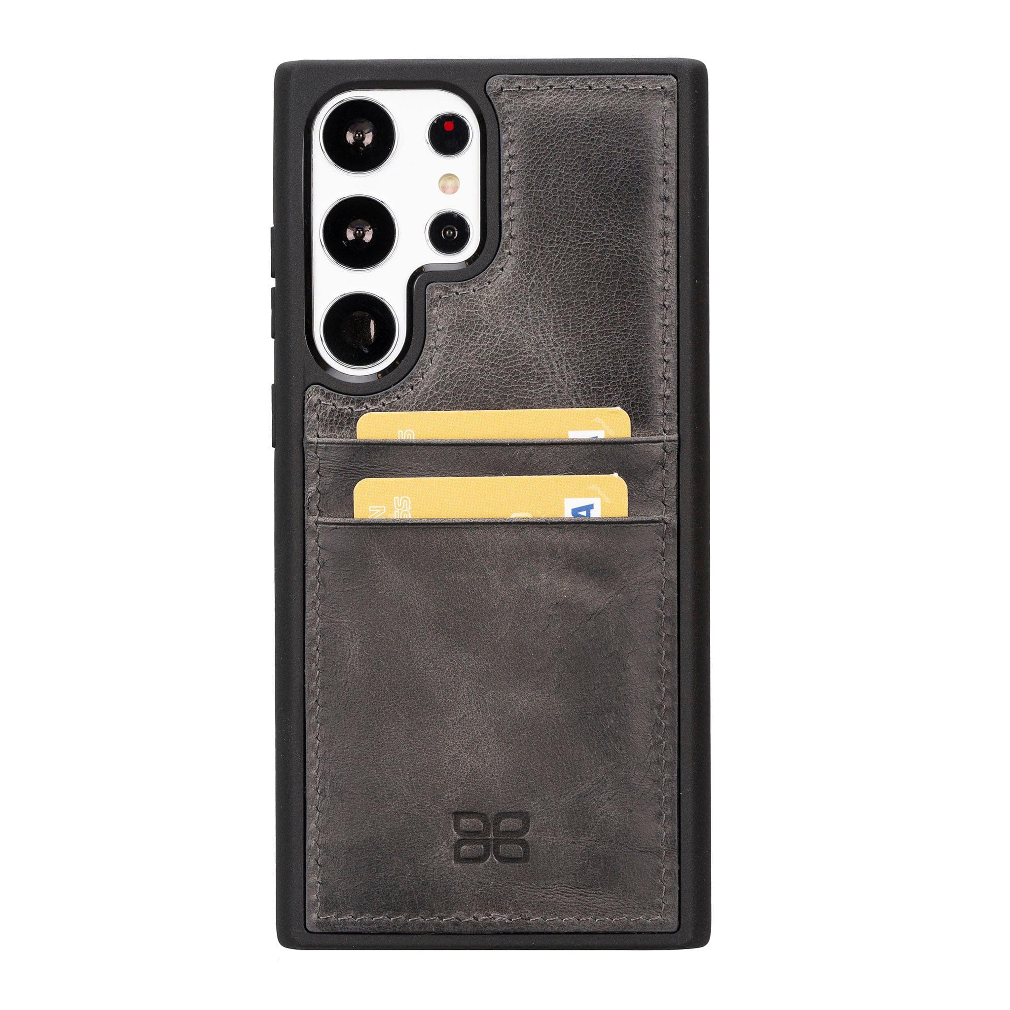 Samsung Galaxy S23 Series Leather Case with Card Holder - FXCP