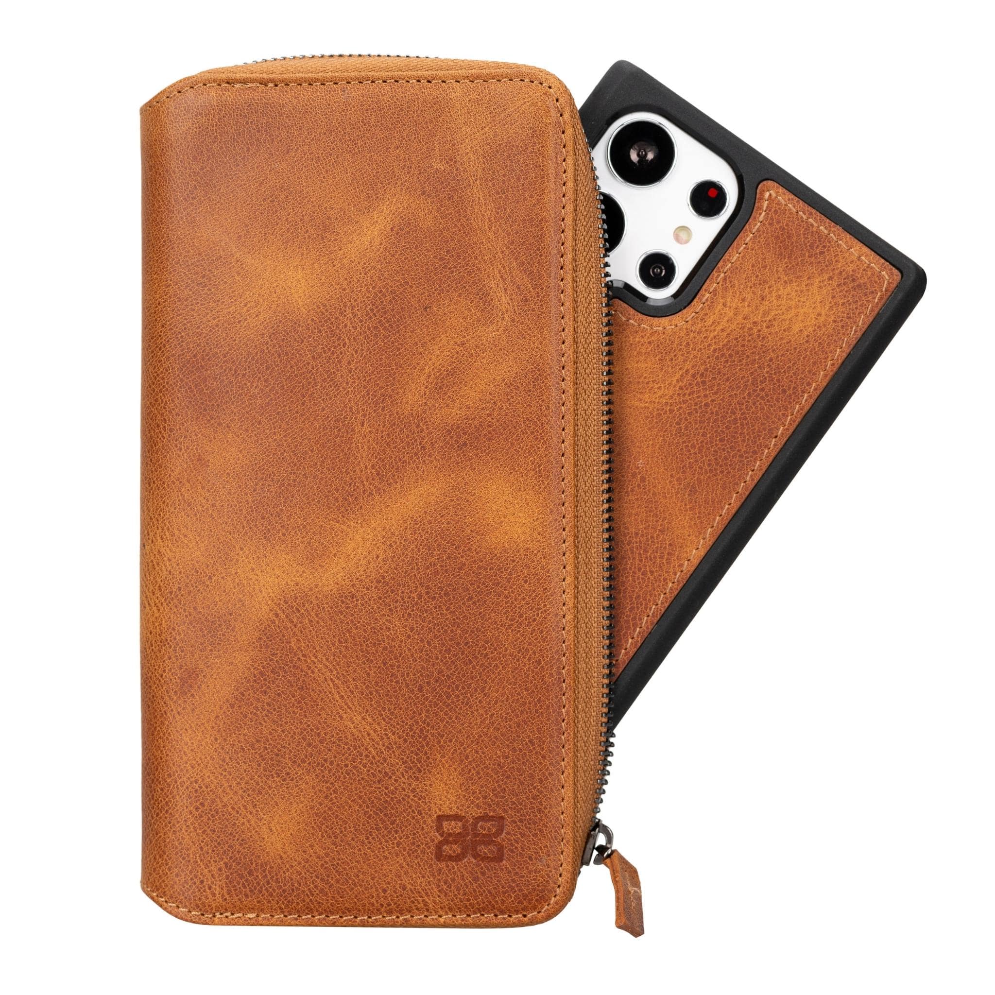 Samsung Galaxy S24 Series Zippered Leather Wallet Cases - PMW