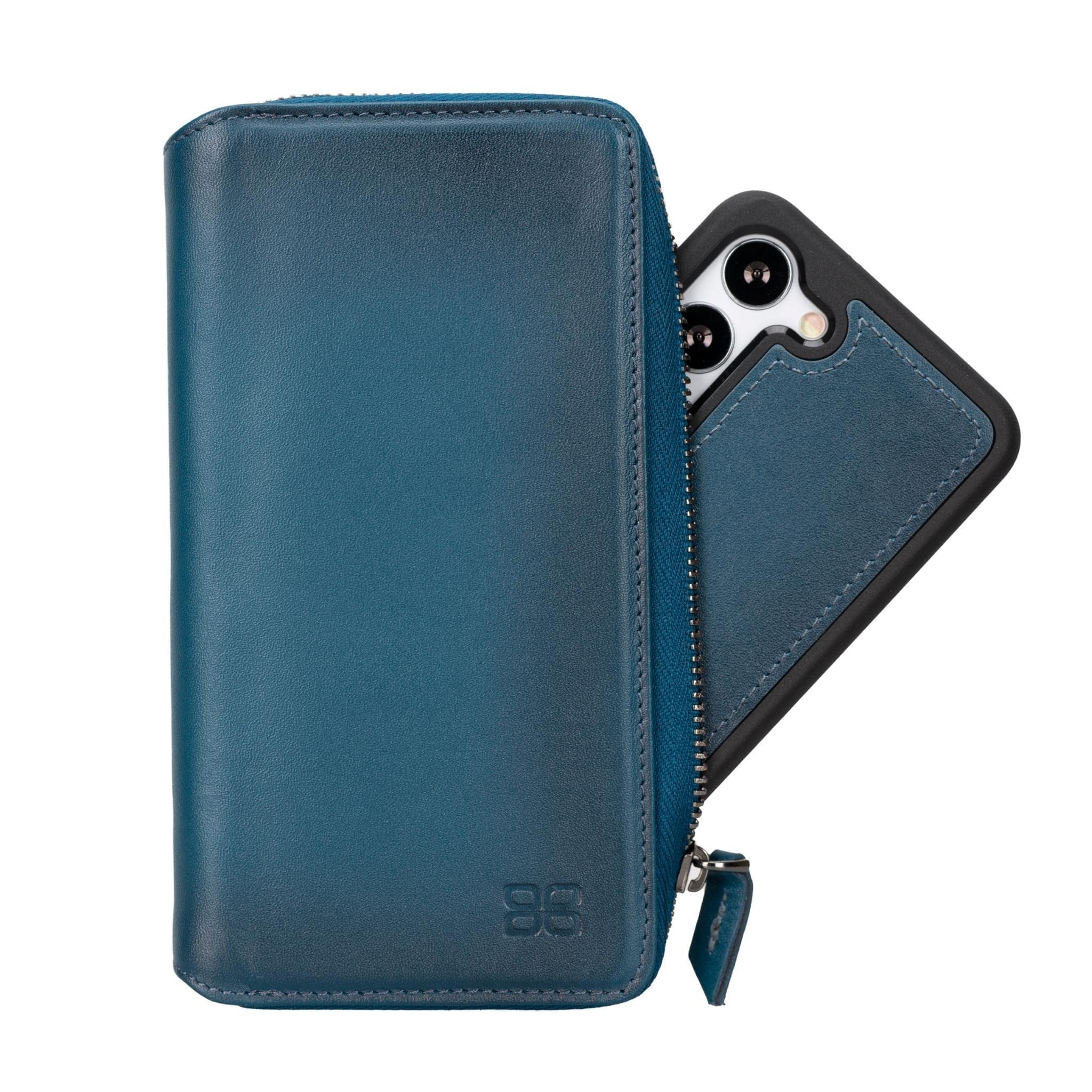 Samsung Galaxy S24 Series Zippered Leather Wallet Cases - PMW