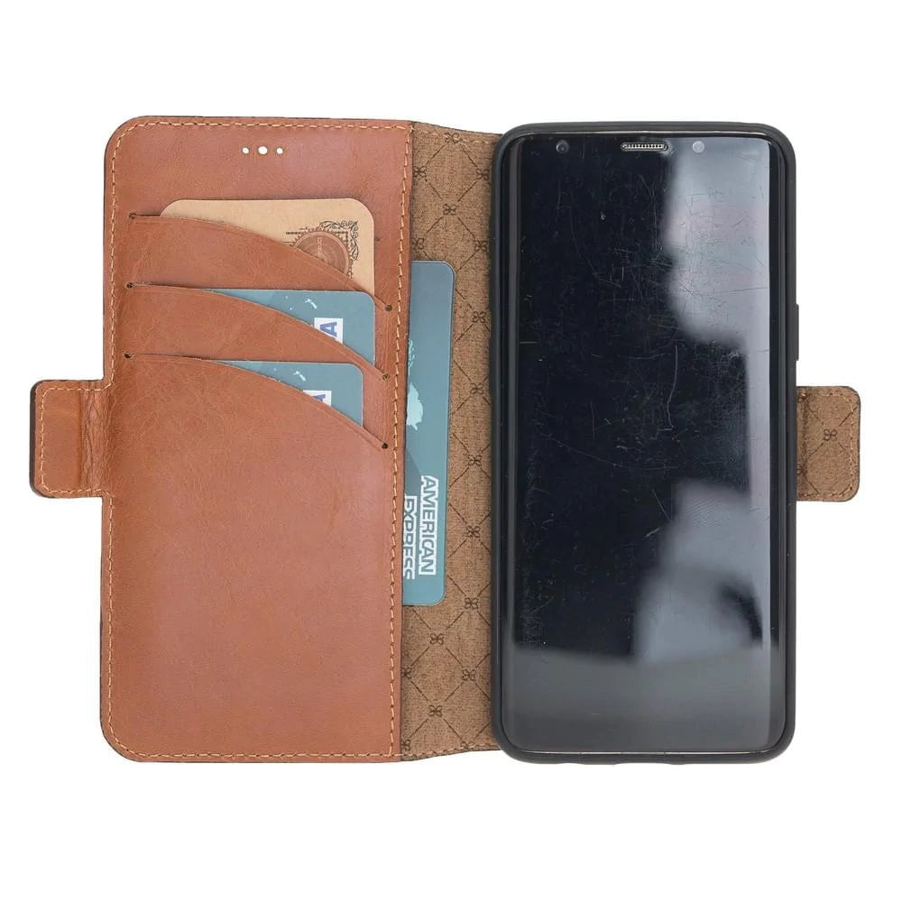 Samsung Galaxy S9 Series Leather Wallet Folio Case