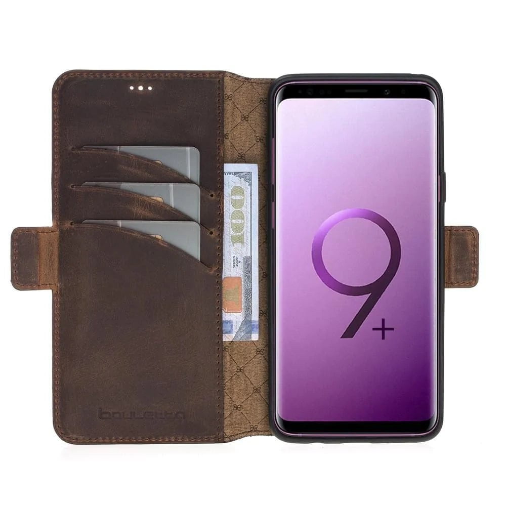 Samsung Galaxy S9 Series Leather Wallet Folio Case