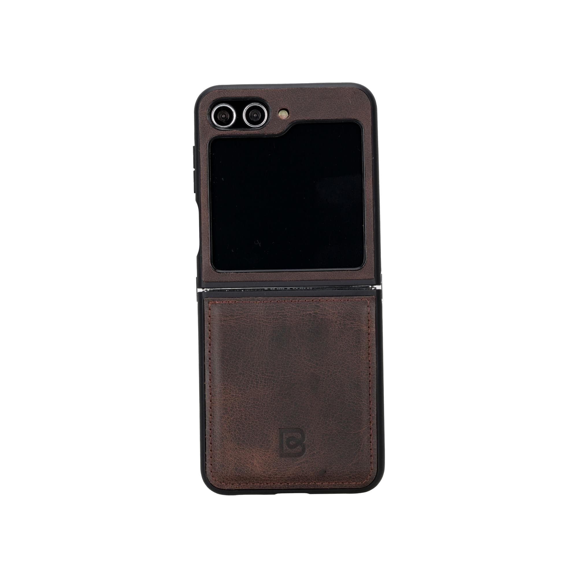 Samsung Galaxy Z Flip 5 Leather Back Cover Case - FXC